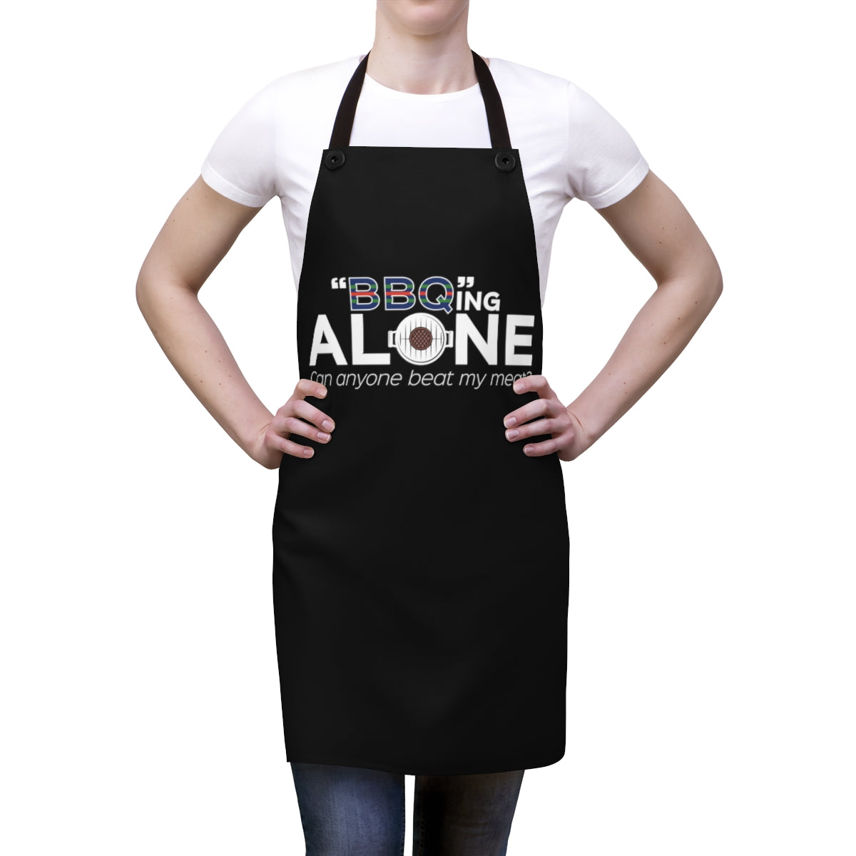 NZL BBQing Alone Apron