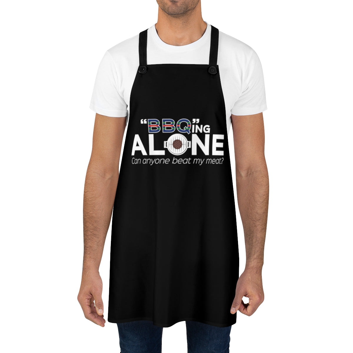 NZL BBQing Alone Apron